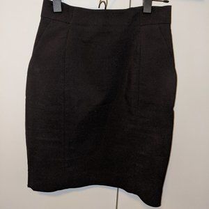 Black skirt, business style skirt, size 4